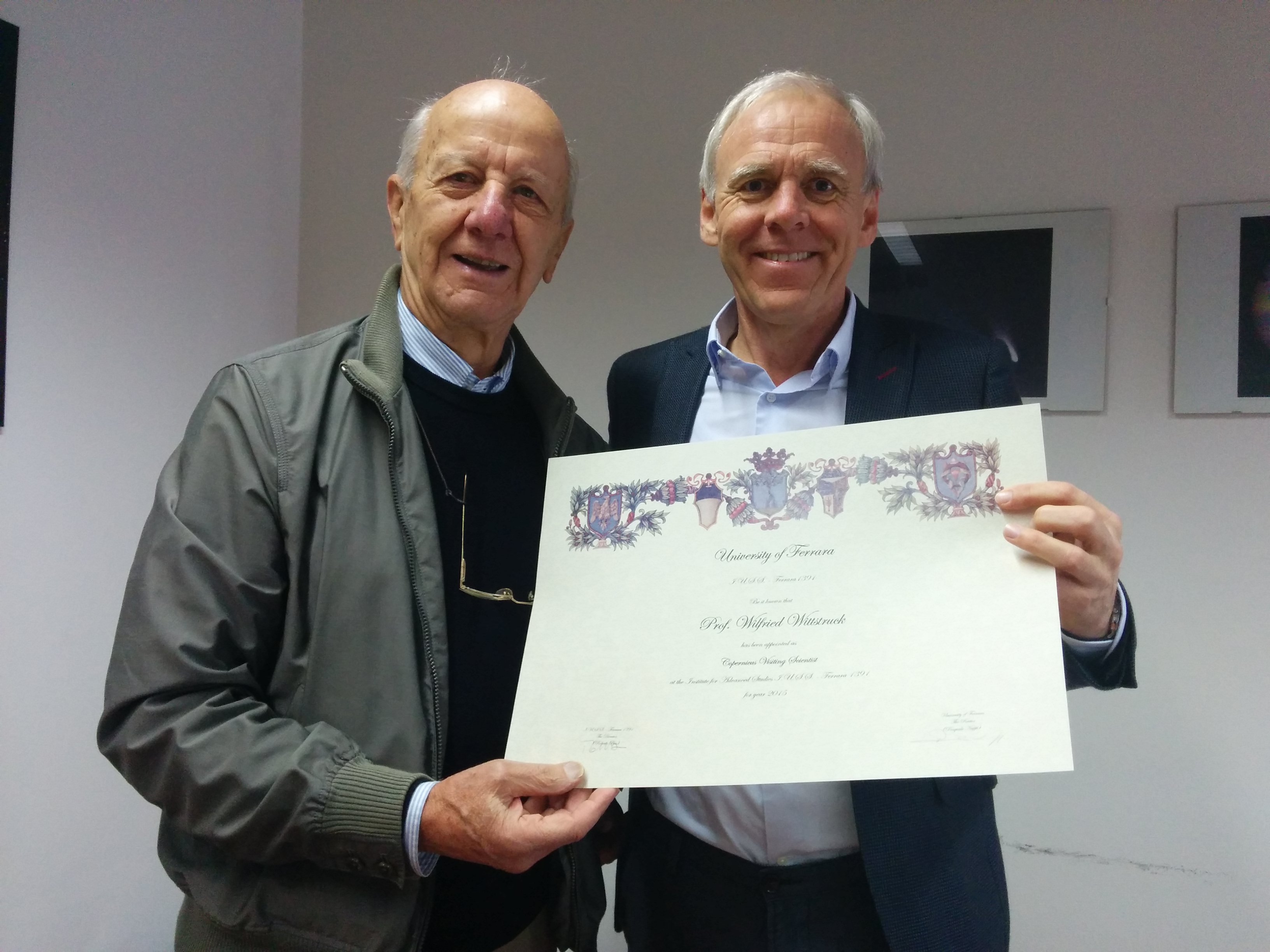 Consegna diploma_Prof. Wittstruck 